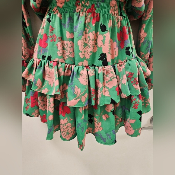 Misa Los Angeles Floral Amalya Dress Peony Size XS - Picture 9 of 12